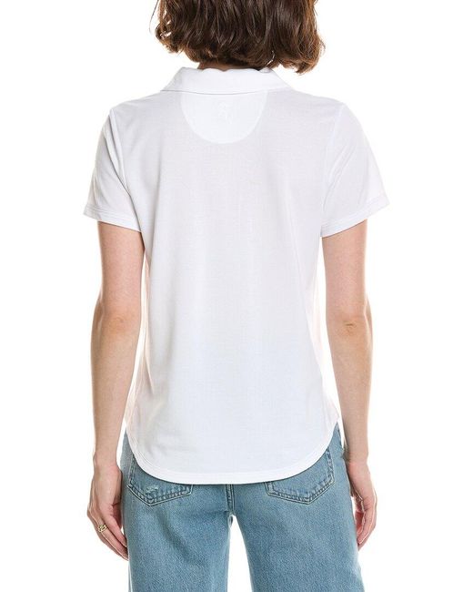 Tommy Bahama White Del Ray Pique Polo Shirt