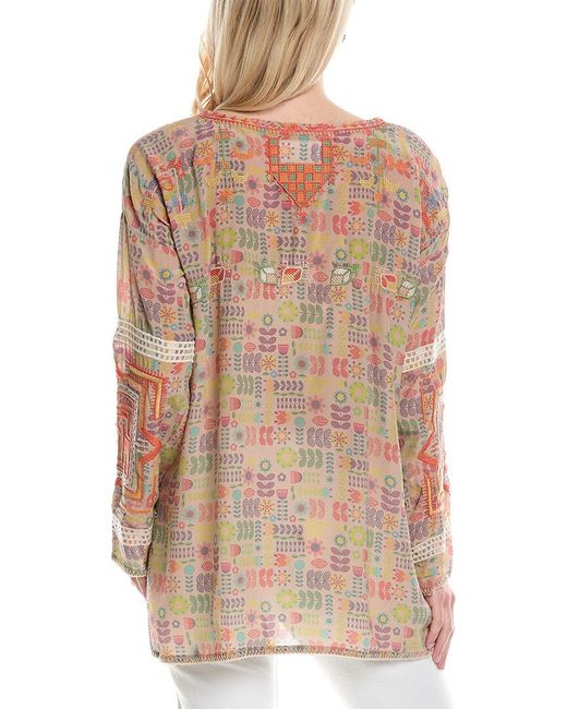 Johnny Was Multicolor Charlize Blouse