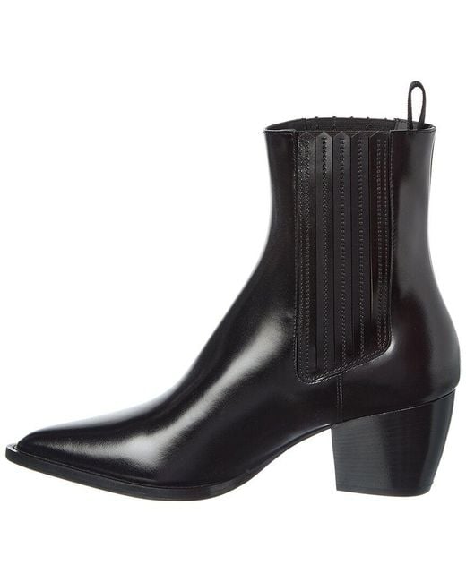 Dior Black Wild Leather Bootie