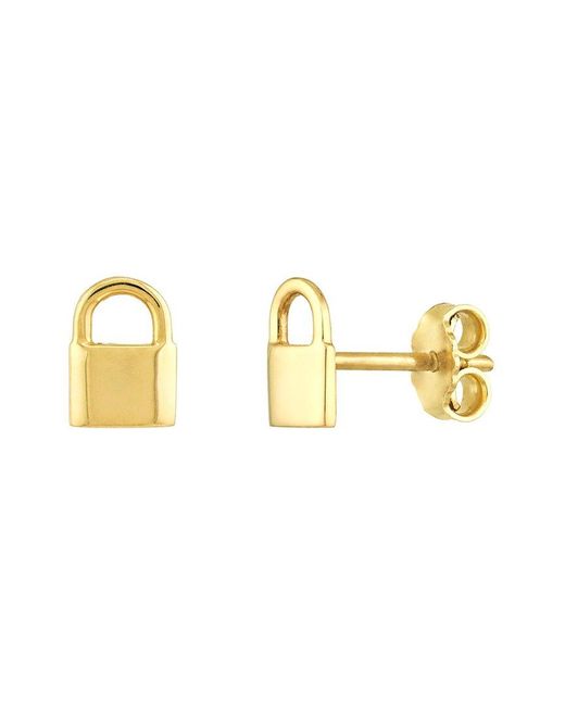 HAWLEY ST Metallic 14K Stud Earrings