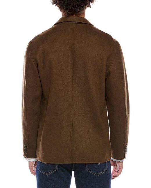 Vince Brown Splitable Wool-Blend Blazer for men
