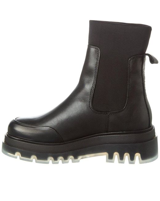 Pajar Black Vene Leather-trim Boot