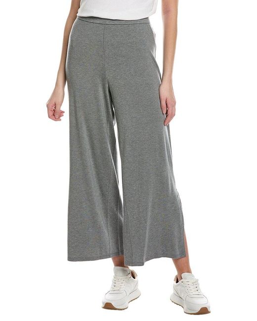 Eileen Fisher Gray Straight Ankle Pant