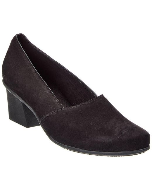 Arche Black Marbel Suede Pump