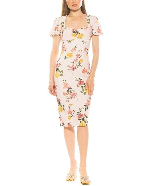 Alexia Admor White Micaela Sheath Dress