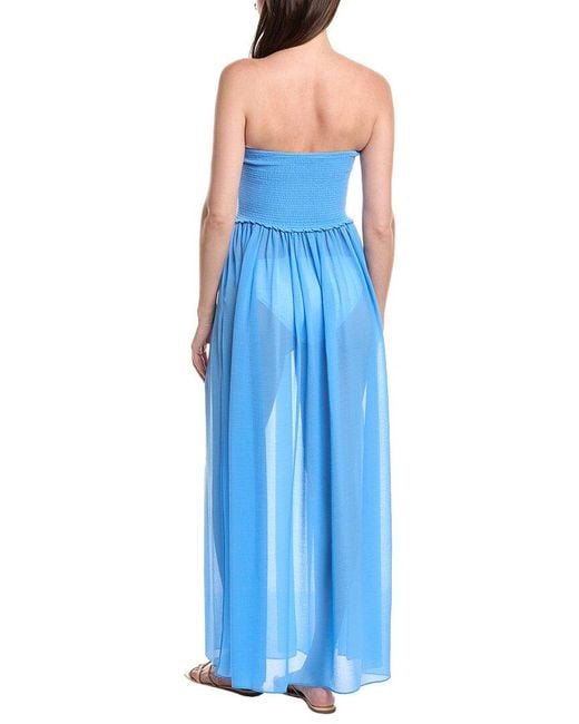 Ramy Brook Blue Calista Maxi Dress