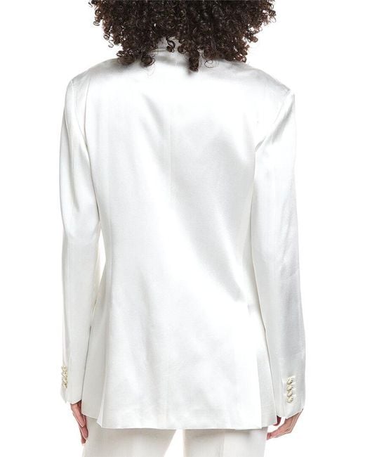 Etro White Solid Loto Jacket