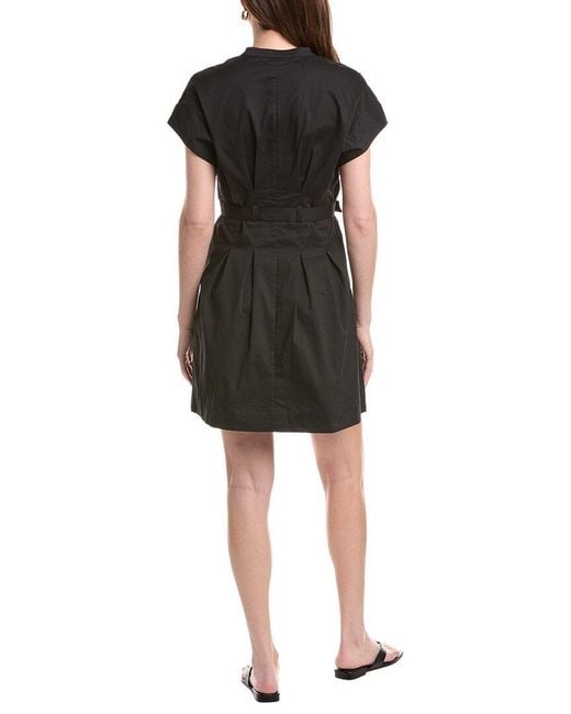 Ellen Tracy Black Stretch Twill Dress