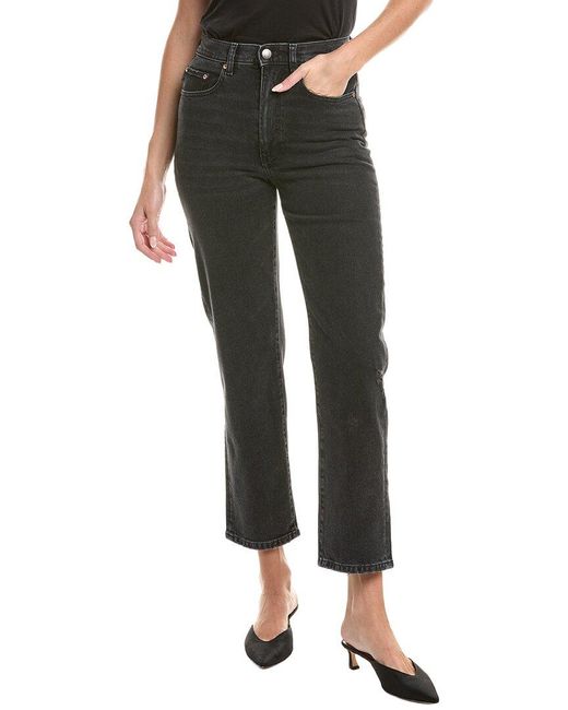 DL1961 Black Enora Nightshade Straight Leg Jean