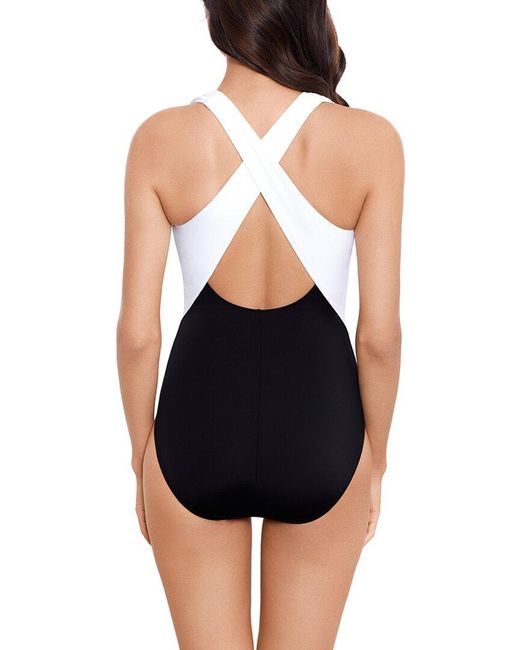 Magicsuitr Blue Juxtapose Halle One-Piece