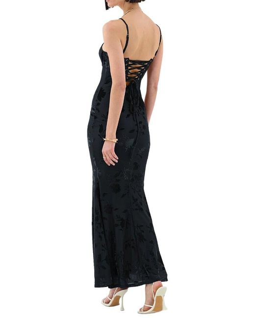 Extro & Vert Black Isabella Maxi Dress