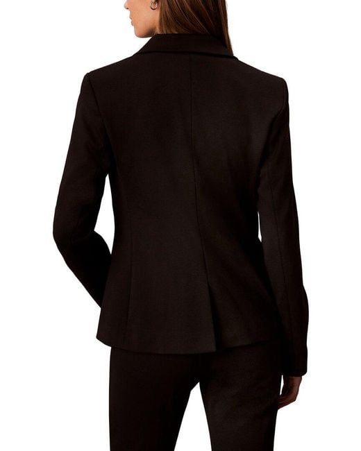 Calvin Klein Black Ponte Tailored Blazer
