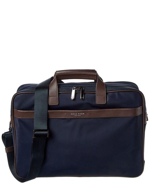 Cole Haan Blue Carson Daily Briefcase for men