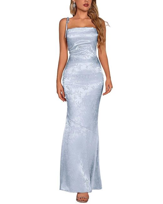 Amanda Royal Blue Maxi Dress