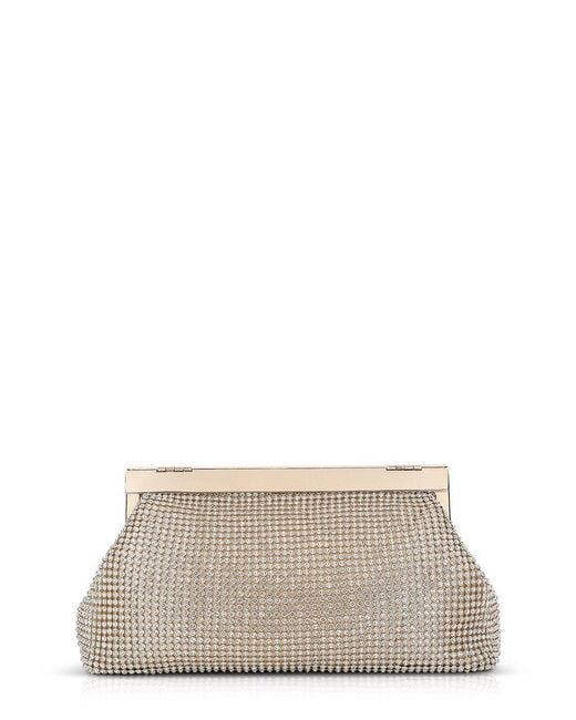 Badgley Mischka Gray Ivy Clutch