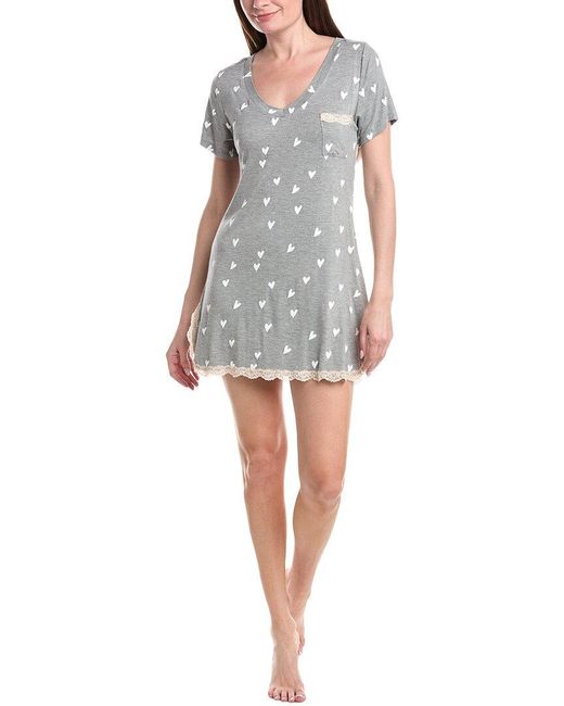 Honeydew Intimates Gray All American Sleep Shirt