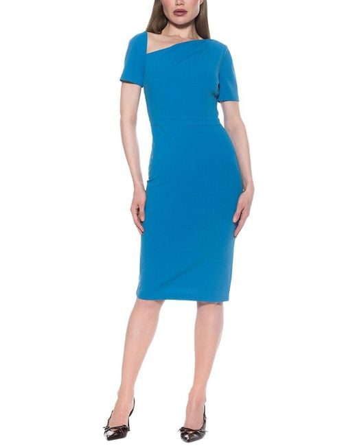 Alexia Admor Blue Skylar Sheath Dress