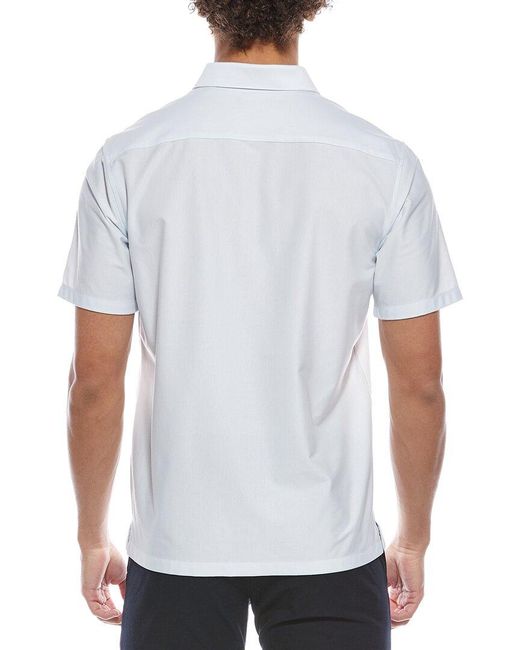 Theory White Irving Aster Shirt for men