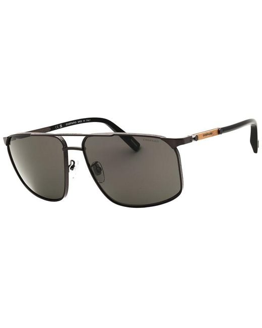 Chopard Black Schl52 64Mm Sunglasses for men