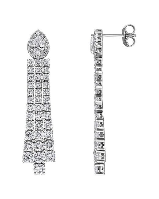 Created Forever White 14K 0.66 Ct. Tw. Lab-Grown Diamond Drop Earrings