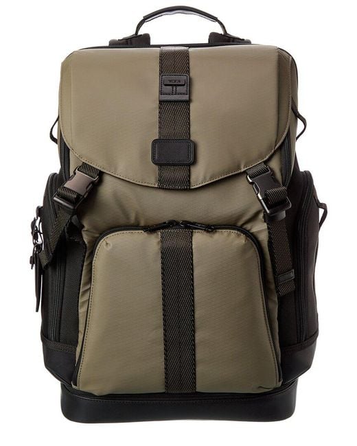 Tumi Womens Gray Carlisle Flap Backpack Women