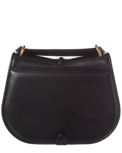 Fendi Black C'mon Medium Leather Shoulder Bag