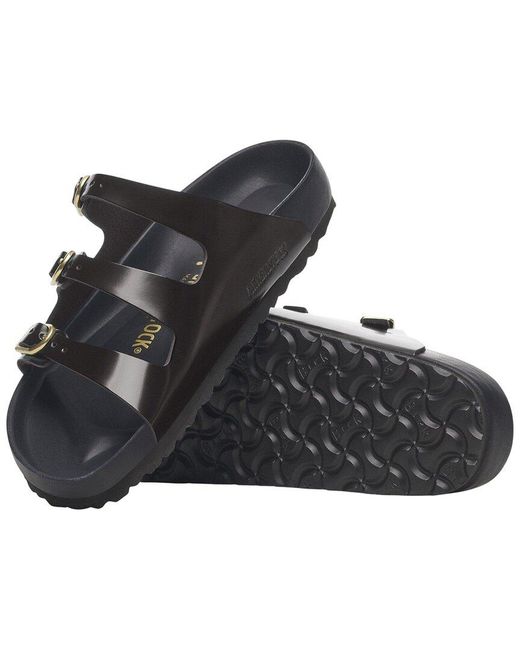 Birkenstock Black Florida Exquisite Leather Sandal