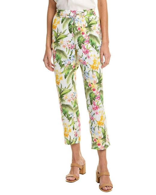 Tommy Bahama Yellow Breezy Blooms Easy Pant