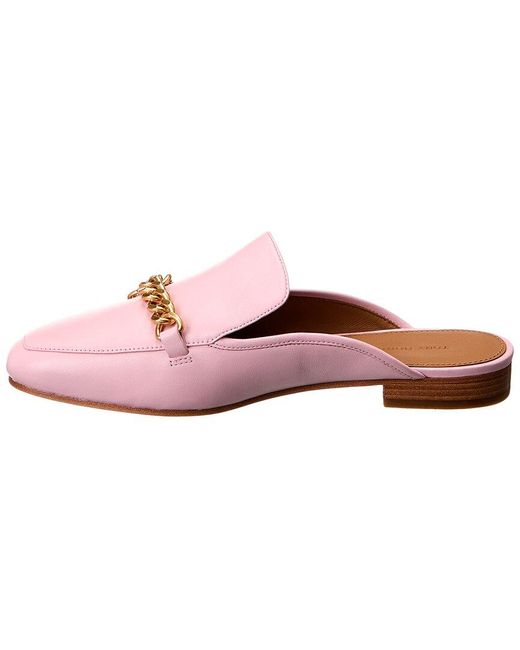 Tory Burch Pink Mini Benton Leather Loafer
