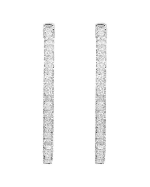 Effy Fine Jewelry White 14K 2.94 Ct. Tw. Diamond Earrings