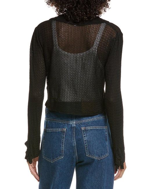 Ba&sh Black Cathy Cardigan