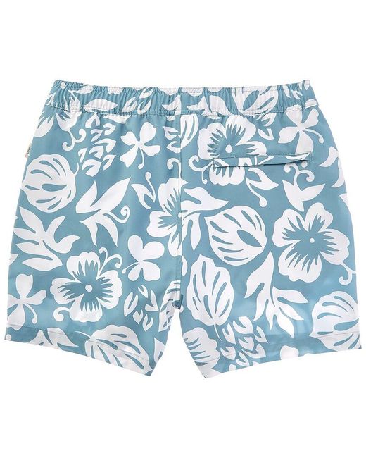 Onia Blue Stretch Volley Swim Short for men