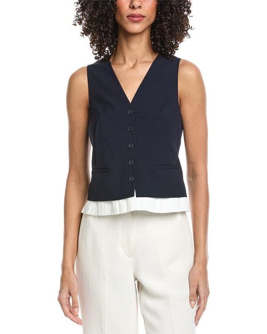 Jonathan Simkhai Blue Laiken Vest