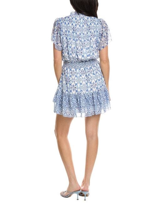 Allison Blue Clara Mini Dress