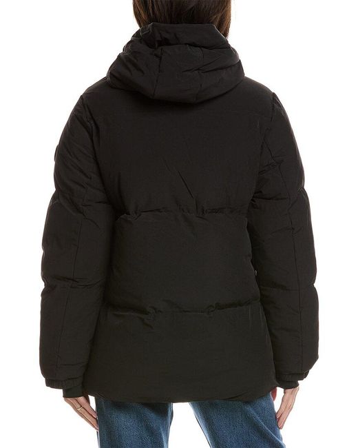 Noize Black Short Puffer Jacket