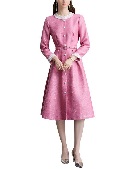 DZA Pink Midi Dress