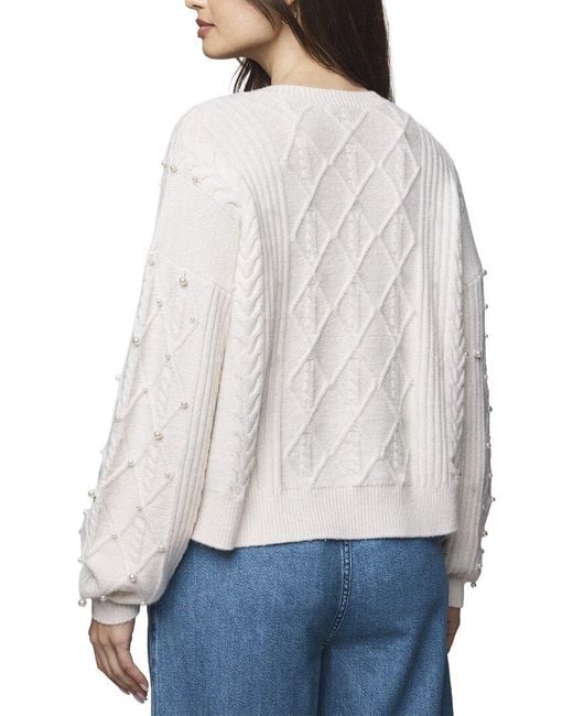 Splendid Gray Demi Pearl Sweater
