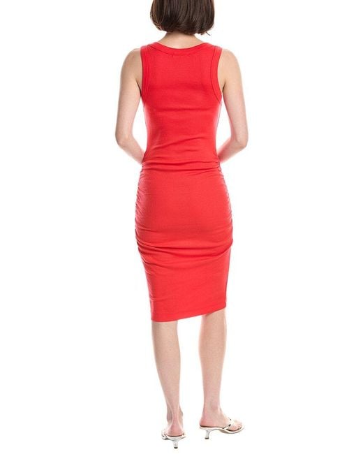 Michael Stars Red Esme Above-Knee Mini Dress