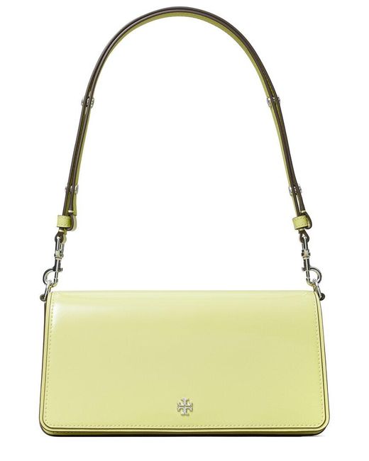Tory Burch Metallic Emerson Patent Leather Convertible Crossbody