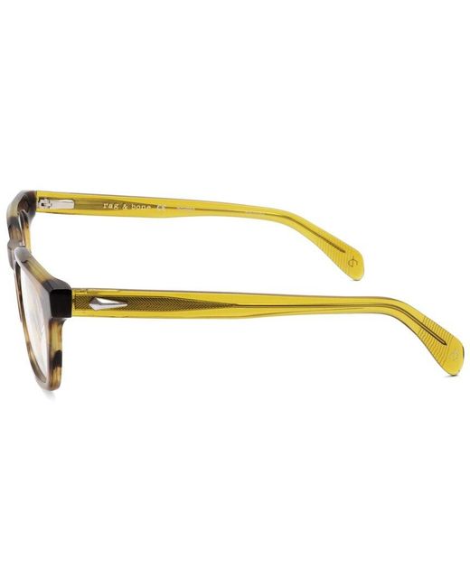 Rag & Bone Yellow 52Mm Optical Frames