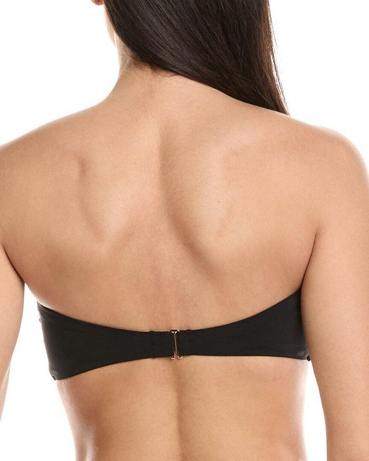 Robin Piccone Black Margot Bandeau Bra