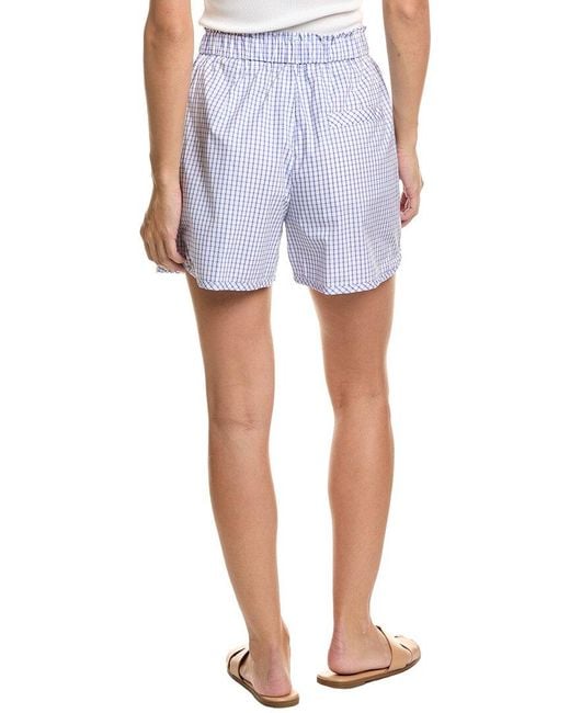 Forte_forte Blue Check Short