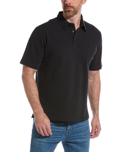 Theory Black Ryder Polo Shirt for men