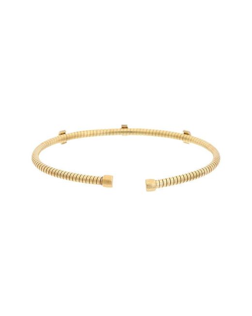 Meshmerise White 18K Over 0.10 Ct. Tw. Diamond Bangle Bracelet