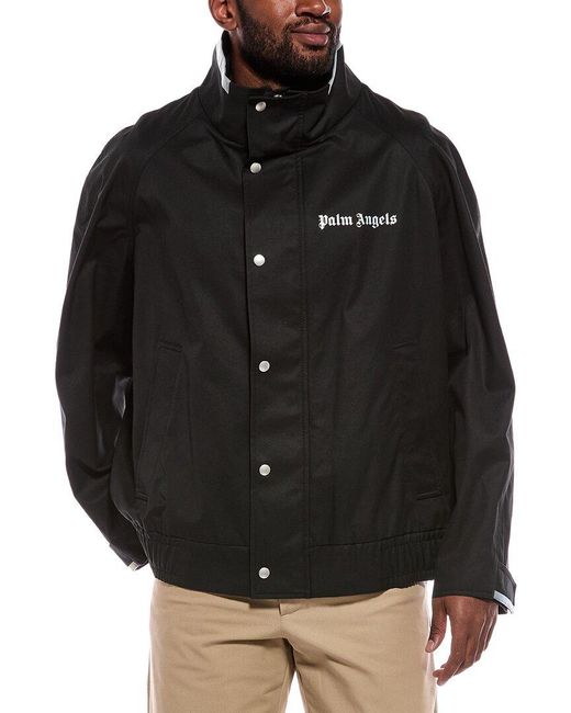 Palm Angels Black Jacket for men