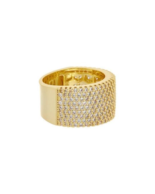 Juvell White 18K Plated Cz Ring