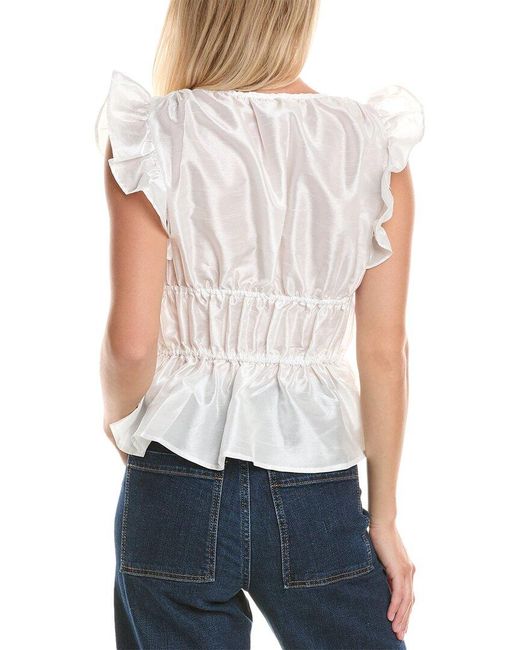 Hutch White Loni Top