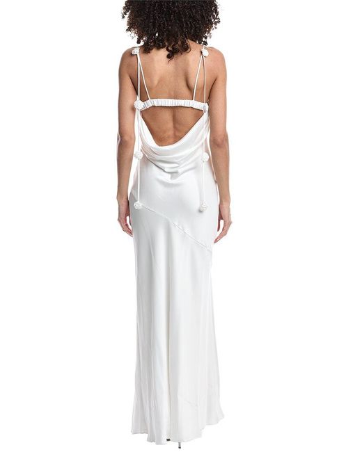 Ramy Brook White Hansel Gown