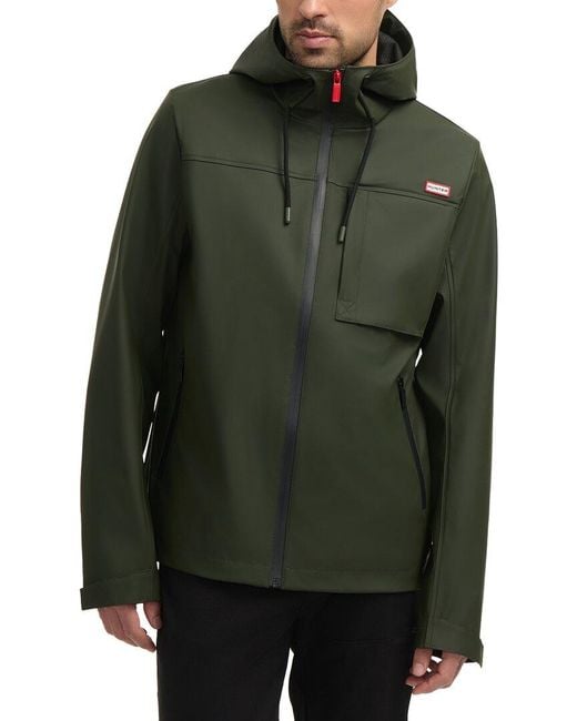 Hunter Green Mill Rain Jacket for men