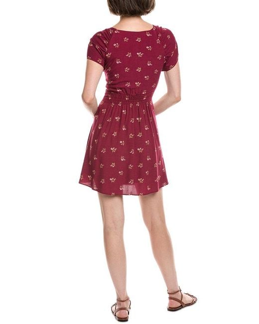 Free People Red Veryone's Favorite Mini Dress